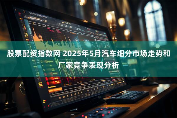 股票配资指数网 2025年5月汽车细分市场走势和厂家竞争表现分析