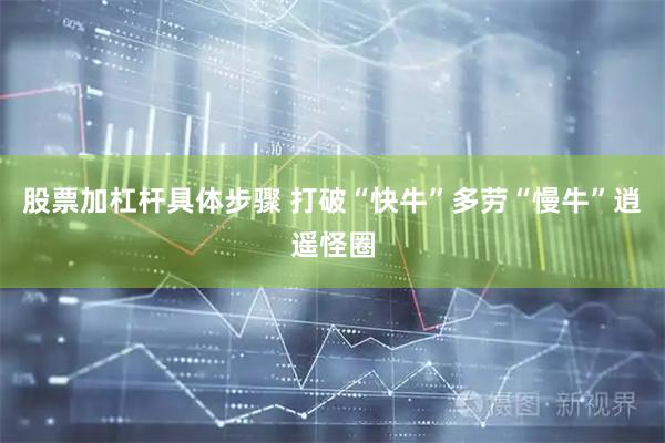 股票加杠杆具体步骤 打破“快牛”多劳“慢牛”逍遥怪圈